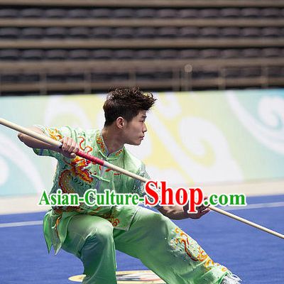 Top Chinese Kung Fu Stick Wooden Dummy Hung Gar Taekwondo Gear Taekwondo Equipment Kung Fu Moves Chinese Kungfu Costume Wing Chun Costumes Competition Uniforms