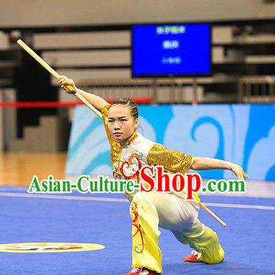 Top Chinese Kung Fu Stick Wooden Dummy Hung Gar Taekwondo Gear Taekwondo Equipment Kung Fu Moves Chinese Kungfu Costume Wing Chun Costumes Competition Uniforms
