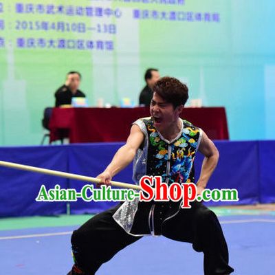 Top Chinese Kung Fu Stick Wooden Dummy Hung Gar Taekwondo Gear Taekwondo Equipment Kung Fu Moves Chinese Kungfu Costume Wing Chun Costumes Competition Uniforms