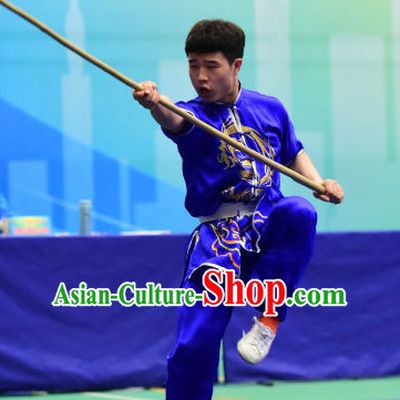 Top Chinese Monkey Boxing Kung Fu Stick Wooden Dummy Hung Gar Taekwondo Gear Taekwondo Equipment Kung Fu Moves Chinese Kungfu Costume Wing Chun Costumes Competition Uniforms