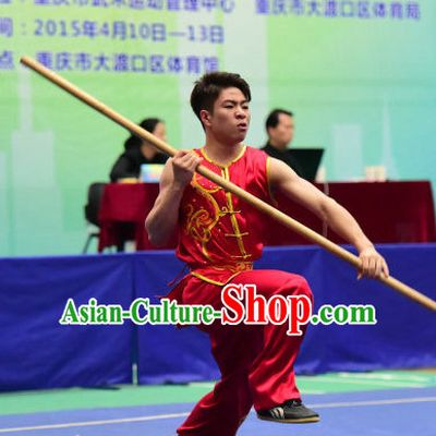 Top Chinese Monkey Boxing Monkey Fist Kung Fu Stick Wooden Dummy Hung Gar Taekwondo Gear Taekwondo Equipment Kung Fu Moves Chinese Kungfu Costume Wing Chun Costumes Competition Uniforms