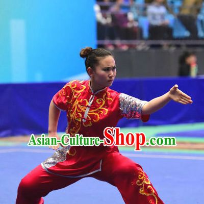 Top Chinese Eagle Claw Boxing or Eagle Claw Fist Uniforms Kung Fu Costumes Martial Arts Suits Competition Uniform