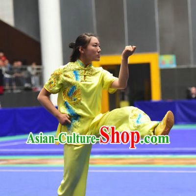 Top Chinese Eagle Claw Boxing or Eagle Claw Fist Uniforms Kung Fu Costumes Martial Arts Suits Competition Uniform