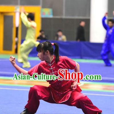 Top Chinese Eagle Claw Boxing or Eagle Claw Fist Uniforms Kung Fu Costumes Martial Arts Suits Competition Uniform