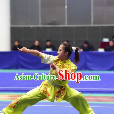 Top Chinese Eagle Claw Boxing or Eagle Claw Fist Uniforms Kung Fu Costumes Martial Arts Suits Competition Uniform