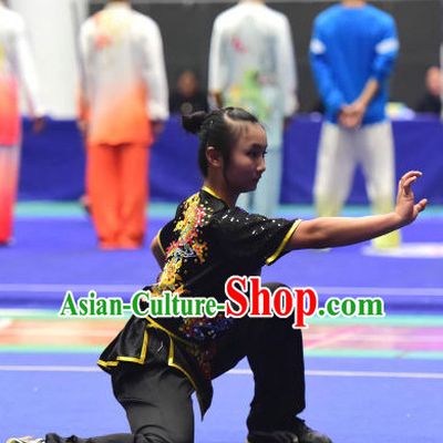 Top Chinese Eagle Claw Boxing or Eagle Claw Fist Uniforms Kung Fu Costumes Martial Arts Suits Competition Uniform