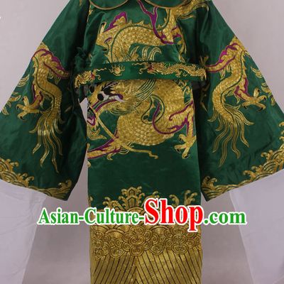 Chinese Beijing Opera Peking Opera Da Kao Long Dragon Robe Costumes Complete Set for Men
