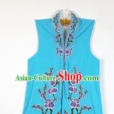 Chinese Beijing Opera Costumes Peking Opera Hua Tan Embroidered Flower Long Jacket or Women