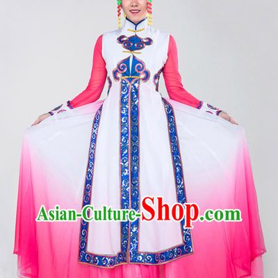 Asian China Mongolian Clothes and Hat Complete Set for Women