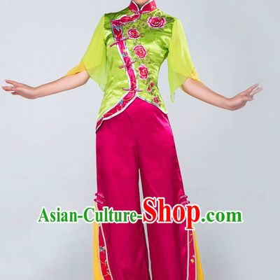 Chinese Classical Mandarin Competition Dance Costumes for Women