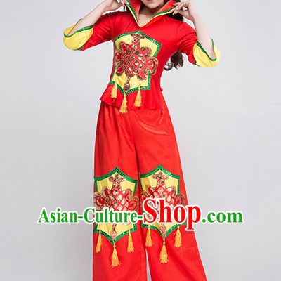 Chinese Classical Mandarin Competition Dance Costumes for Women
