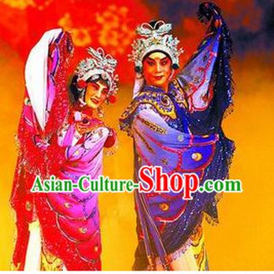 Chinese Culture Chinese Opera Costumes Chinese Cantonese Opera Beijing Opera Costumes Butterfly Love Costumes Complete Set