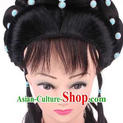 Professional Chinese Opera Headwear Wigs