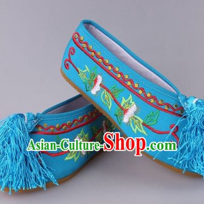 Chinese Beijing Opera Hua Tan Shoes for Girls