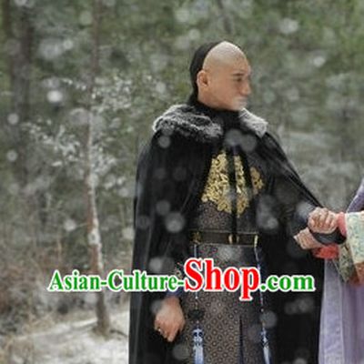 Chinese Qing Prince Black Cape