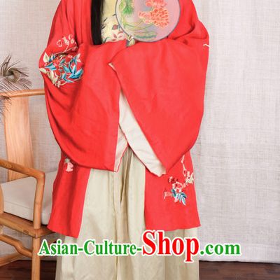 Chinese Traditional Hanfu Plus Size Long Robe Clothes