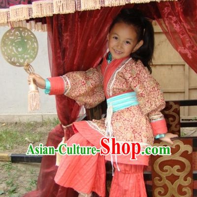 Traditional Ancient Chinese Hanfu Dress for Kids