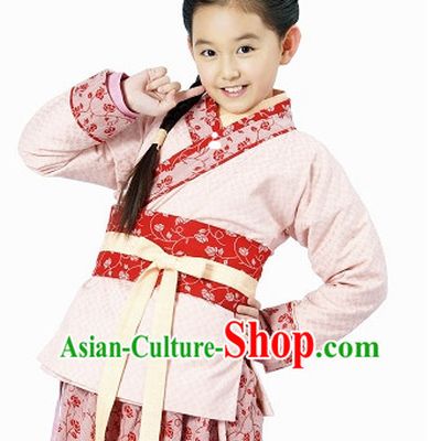Traditional Ancient Chinese Hanfu Suit for Kids