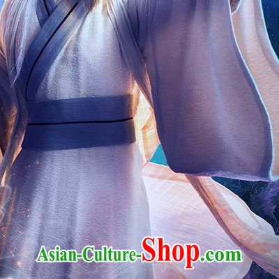 Ancient Chinese Wise Man Traditional Male Clothing Complete Set for Men