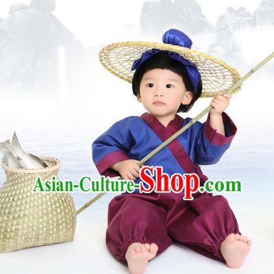 Ancient Chinese Hanfu Dress for Kids