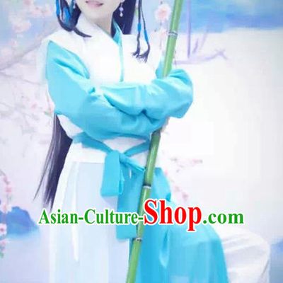 Tradiitonal Chinese Female Heroine Costumes Complete Set