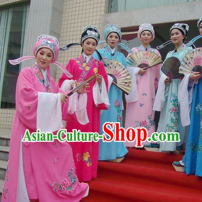 Chinese Opera Costumes National Costume Xiao Sheng Costumes and Hat Complete Set