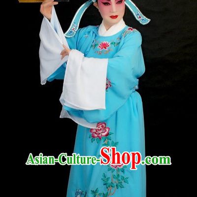 Long Sleeve Chinese Opera Student Young Men Lover Story Costumes and Hat Complete Set