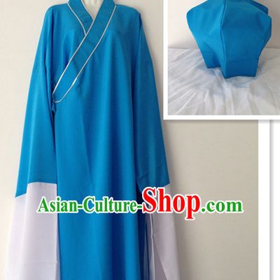 Long Sleeve Chinese Opera Tang Yan Costumes and Hat Complete Set