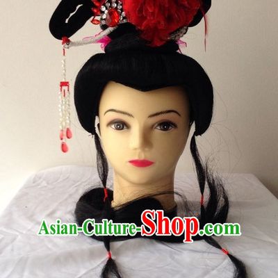 Chinese Beijing Opera Wig and Hair Accessories