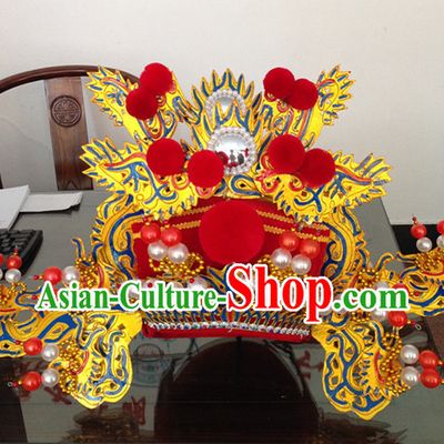 Chinese Beijing Opera Emperor Hat