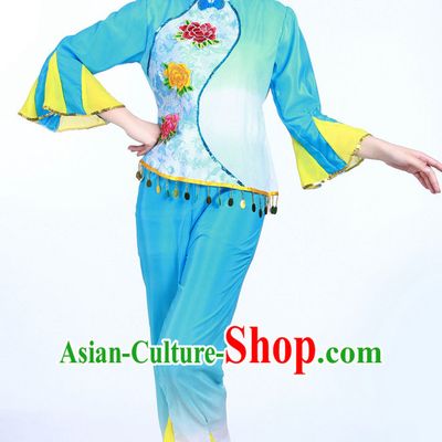 Asian Fashion Chinese Women Fan Dancewear