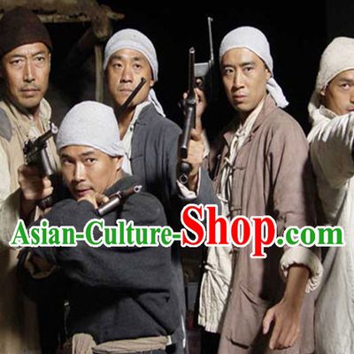 Asian Fashion Chinese Shanxi Farmer Costumes for Men
