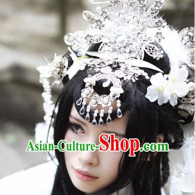Chinese Traditional Handmade Princess Cosplay Hair Accessories