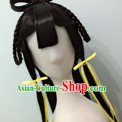 Buy Directly from China Traditional Chinese Costumes Black Wigs