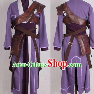 Asia Fashion Top Chinese Cosplay Wu Xia Chivalry Costumes Complete Set