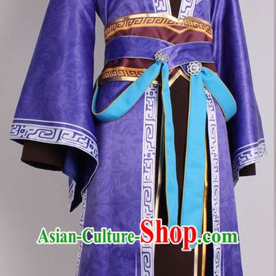 Asia Fashion Top Chinese Swordsman Costumes Complete Set for Men