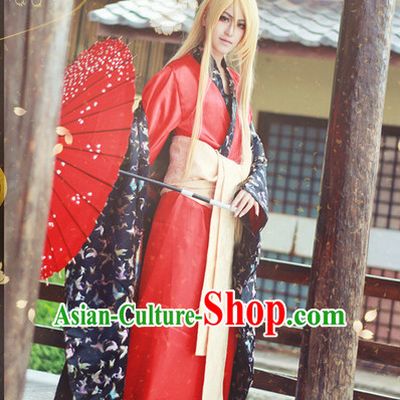 Top Traditional Japanese Kimono Halloween Costumes and Accessories Complete Set