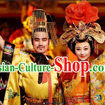 Chinese Stage Show Emper and Empress Headpieces