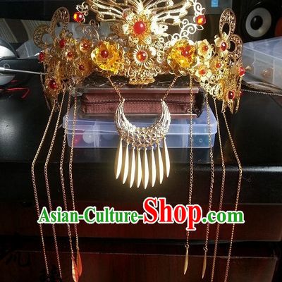 Chinese Traditional Wedding Hat for Women
