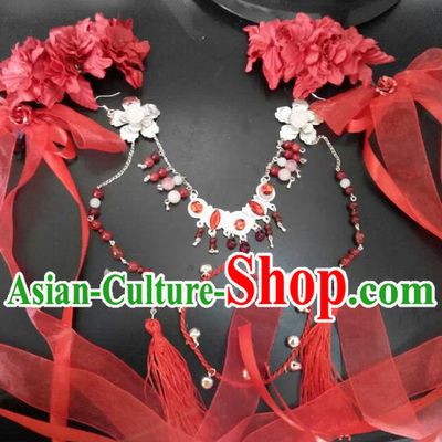 Chinese Traditional Handmade Flower Hair Accessories