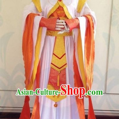 Chinese Hanfu Cosplay Costumes Complete Set for Girls