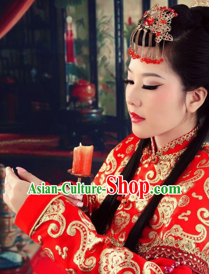 Chinese traditional ceremonial wedding outfit for women Chinese traditional ceremonial wedding outfit for women
