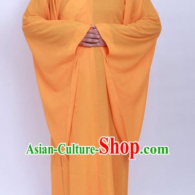 Chinese Yellow Taoist Long Robe