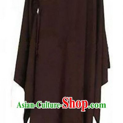 Traditional Chinese Brown Taoist Long Robe