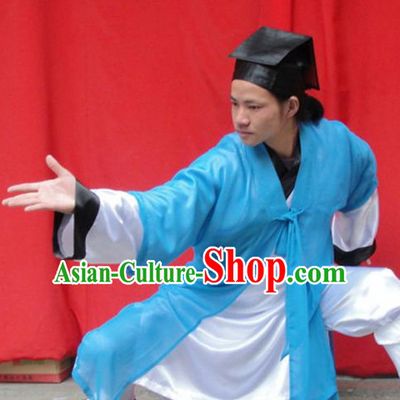 Chinese Taoist Suit and Hat Complete Set for Men