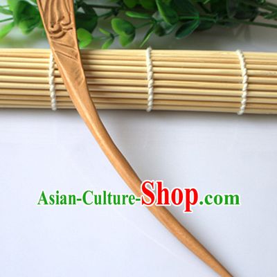Handmade Chinese Wooden Taoist Hairpin