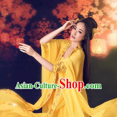 Chinese Traditional Queen Halloween Costumes and Hair Accessories Complete Set for Women