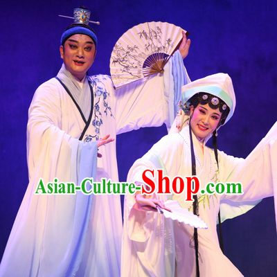 Asian Chinese Traditional Dress Theatrical Costumes Ancient Chinese Clothing Opera Lover Costumes Husband and Wife Clothes