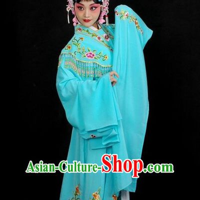 Chinese Traditional Dresses Theatrical Costumes Ancient Chinese Hanfu Hua Tan Fairy Costumes and Hair Accessories
