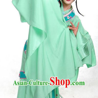 Chinese Traditional Dresses Theatrical Costumes Ancient Chinese Hanfu Fairy Costumes and Hair Accessories Complete Set